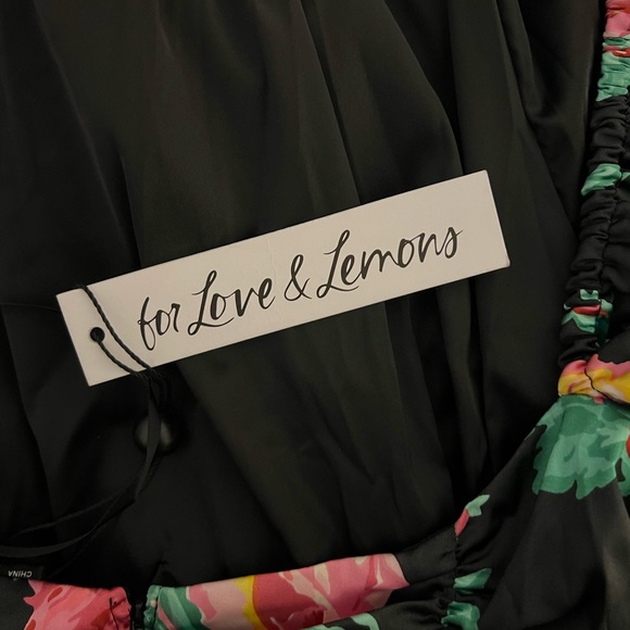 NWT For Love and Lemons Jolie Puff Sleeve Mini Dress - Picture 13 of 14